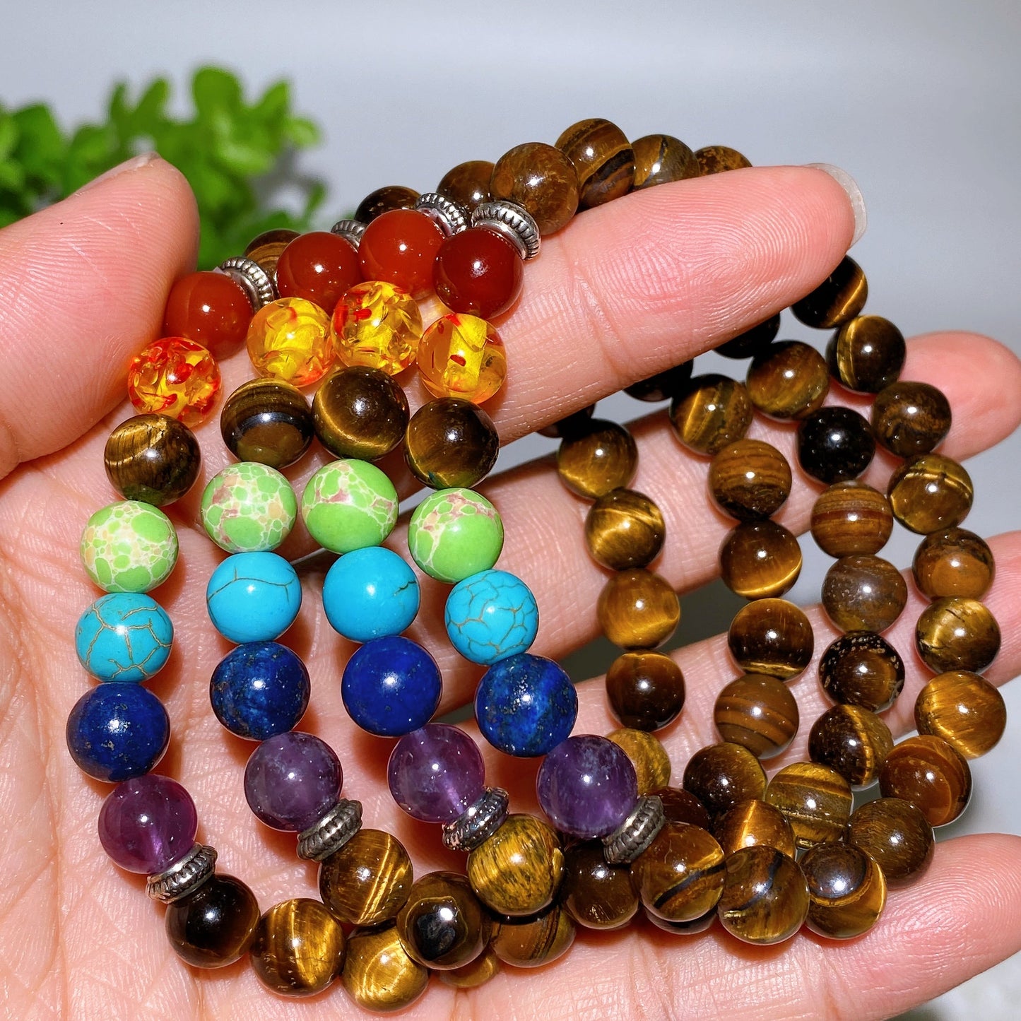 8mm Chakra Crystal Bracelet Crystal Healing Bulk Wholesale