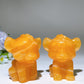 2.4" Orange Calcite Simba Carving Crystal Healing Bulk Wholesale