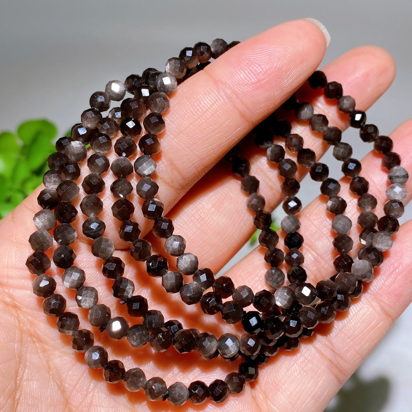 4mm Faceted Crystal Bracelet Crystal Healing Bulk Wholesale