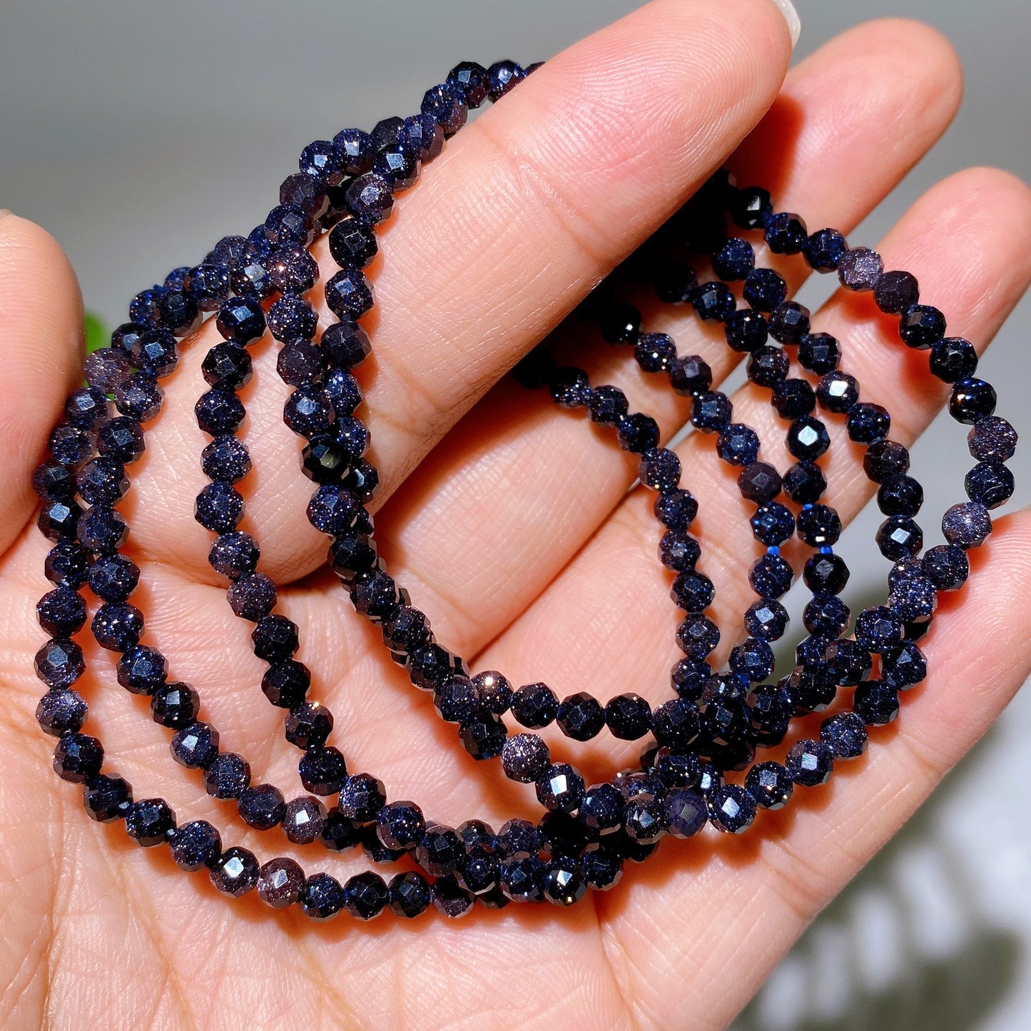 4mm Faceted Crystal Bracelet Crystal Healing Bulk Wholesale