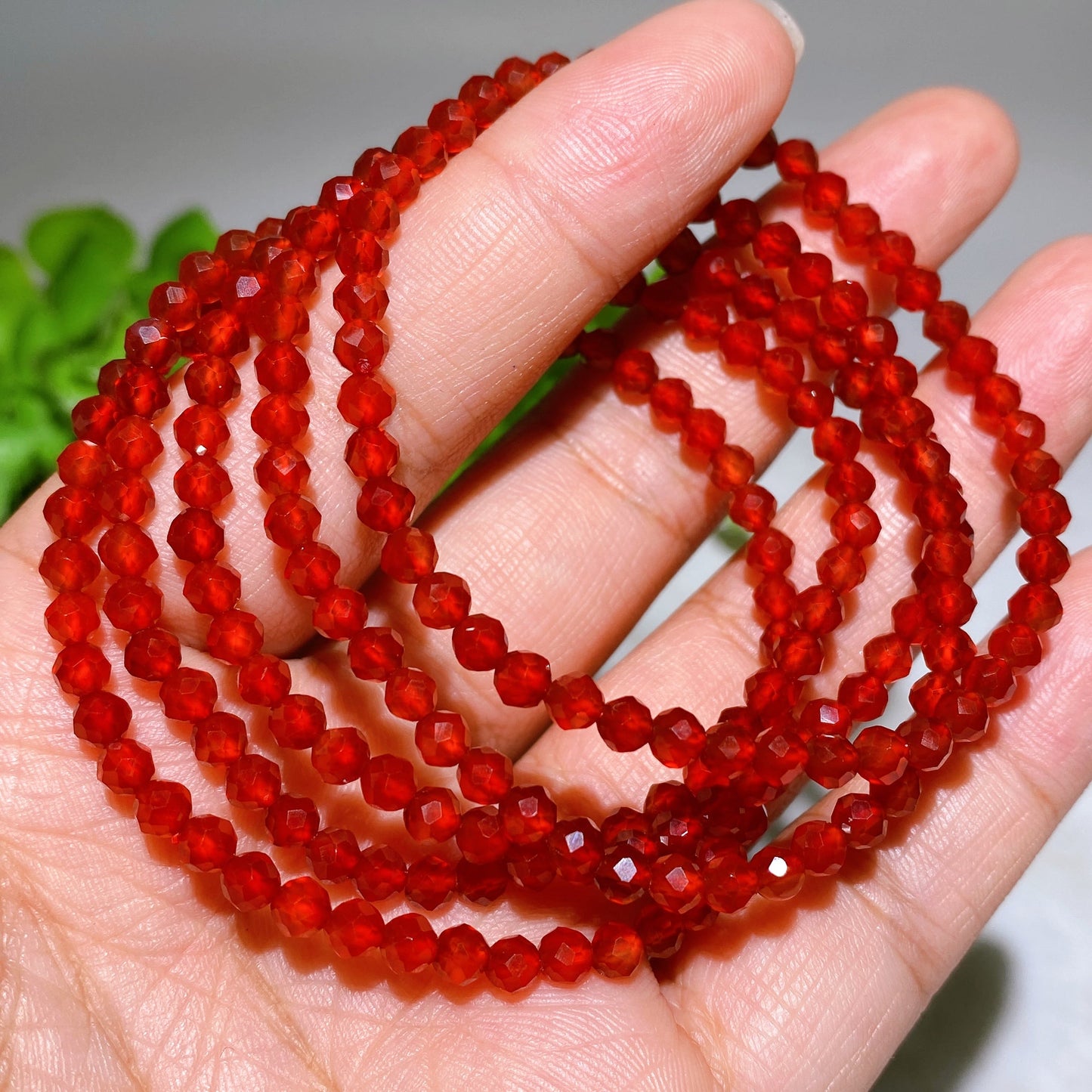 4mm Faceted Crystal Bracelet Crystal Healing Bulk Wholesale