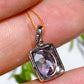 925 Silver Faceted Amethyst Pendant Crystal Healing Bulk Wholesale