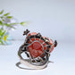 Sterling Silver Rhodochrosite Heart Ring Crystal Healing Bulk Wholesale