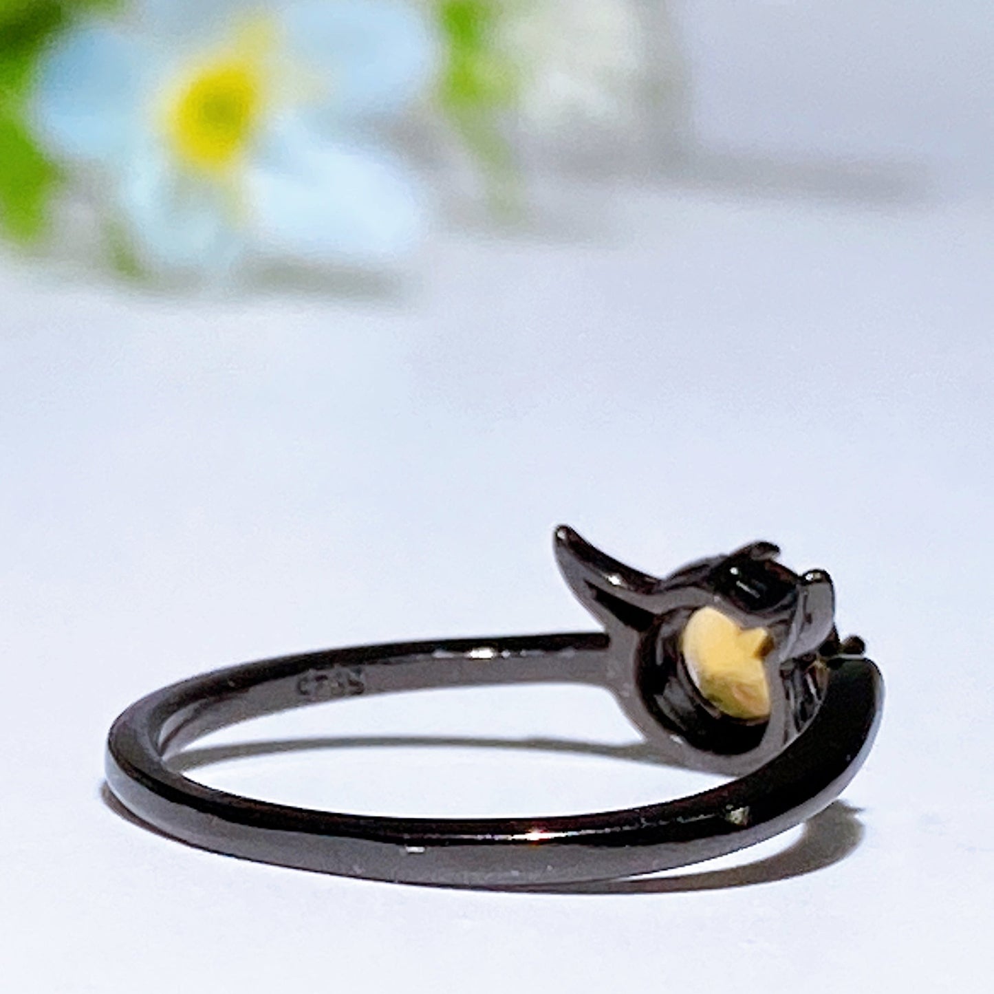 925 Silver Crystal Devil Ring Crystal Healing Bulk Wholesale