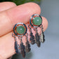 Cooper Siver Plated Crystal Earrings Ear Stud Crystal Healing BulK Wholesale