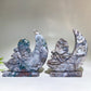 15cm Moss Agate Fairy on Moon Carving Crystal Healing Bulk Wholesale