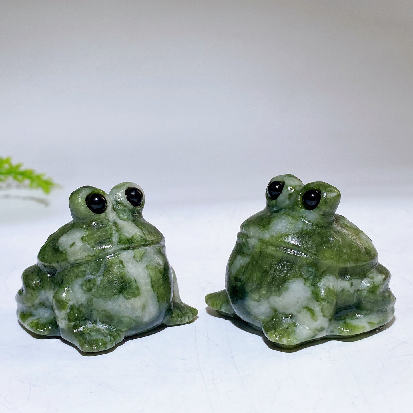 1.6" Serpentine Frog Carving Crystal Healing Bulk Wholesale