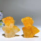 1.2" Golden Healer Vulpix Pokemon Carving Crystal Healing Bulk Wholesale
