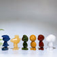 2.0" Mixed Crystal Peanuts Comic Character Carving Crystal Healing Bulk Wholesale 1 Set