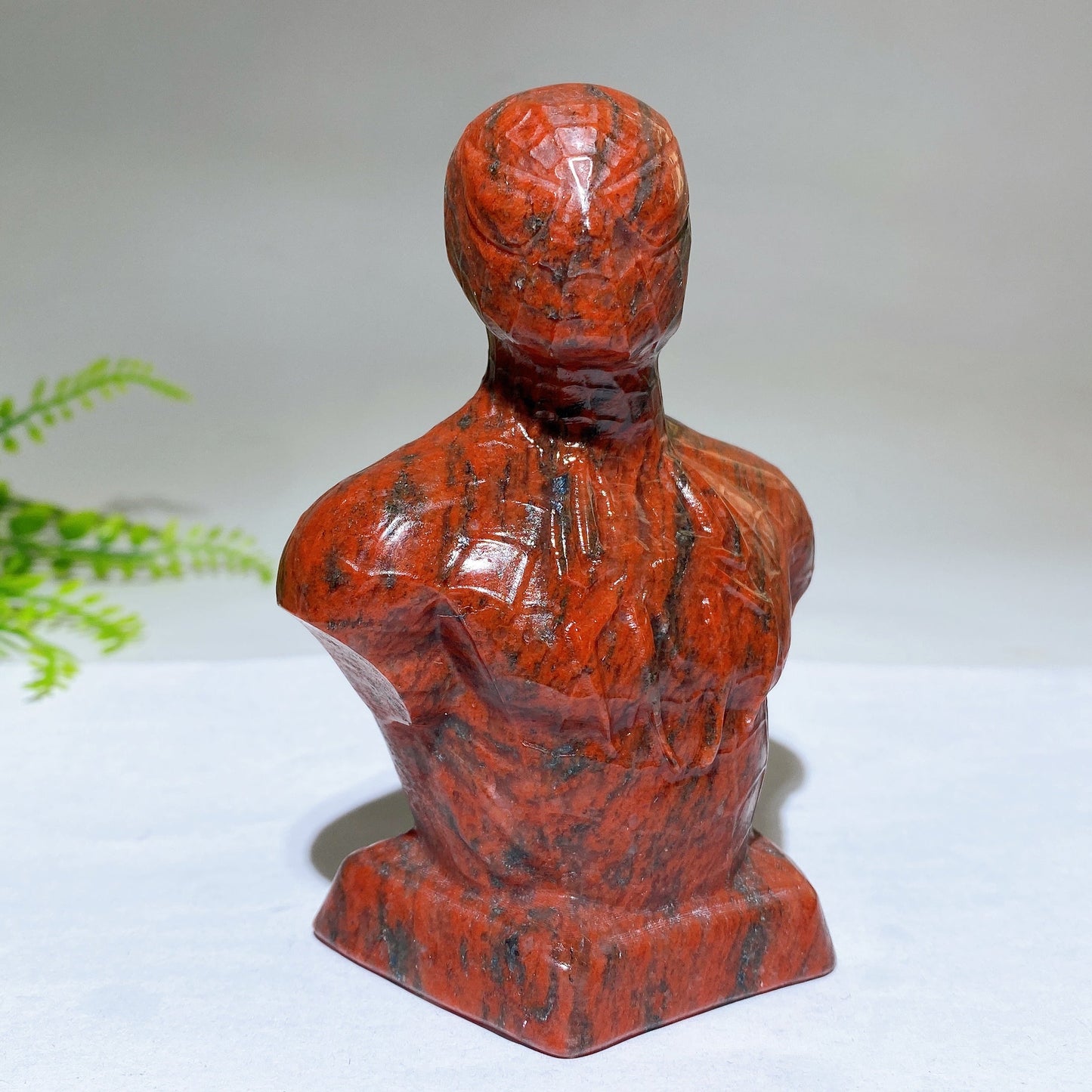 4.0" Natural Sesame Stone Spiderman Crystal Healing Carving Bulk Wholesale
