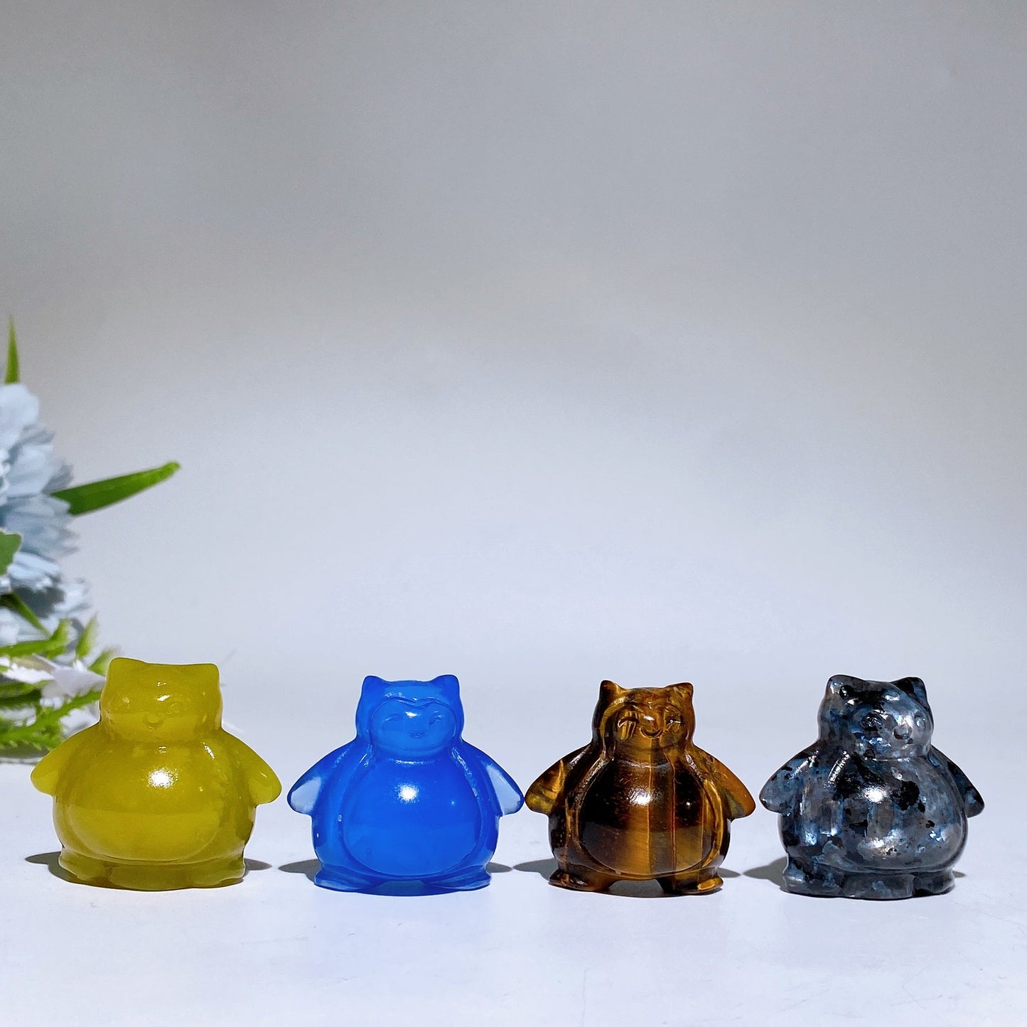 1.2" Crystal Snorlax Carving Crystal Healing Bulk Wholesale