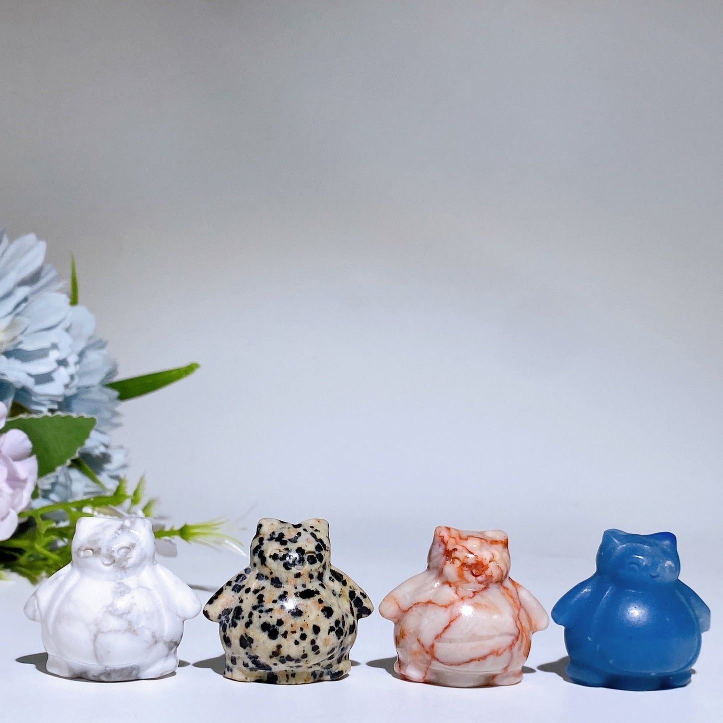 1.2" Crystal Snorlax Carving Crystal Healing Bulk Wholesale