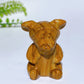 2.2" Natural Mixed Crystal Winnie Pooh Character Carving 6 Pieces Crystal Healing Bulk Wholesale