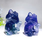 2.1" Fluorite Pokemon Carving Crystal Healing Bulk Wholesale