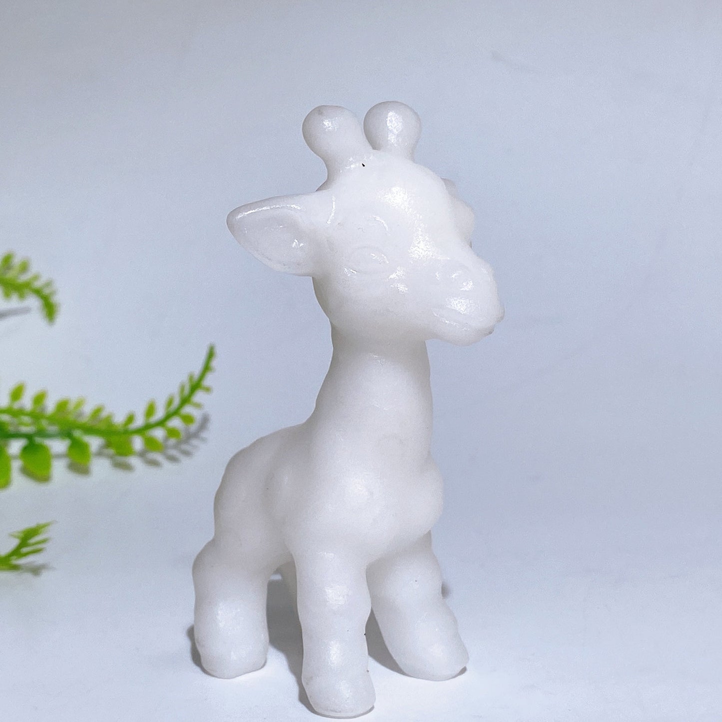 3.1" Natural Crystal Giraffe Carving Crystal Healing Bulk Wholesale