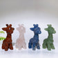 3.1" Natural Crystal Giraffe Carving Crystal Healing Bulk Wholesale
