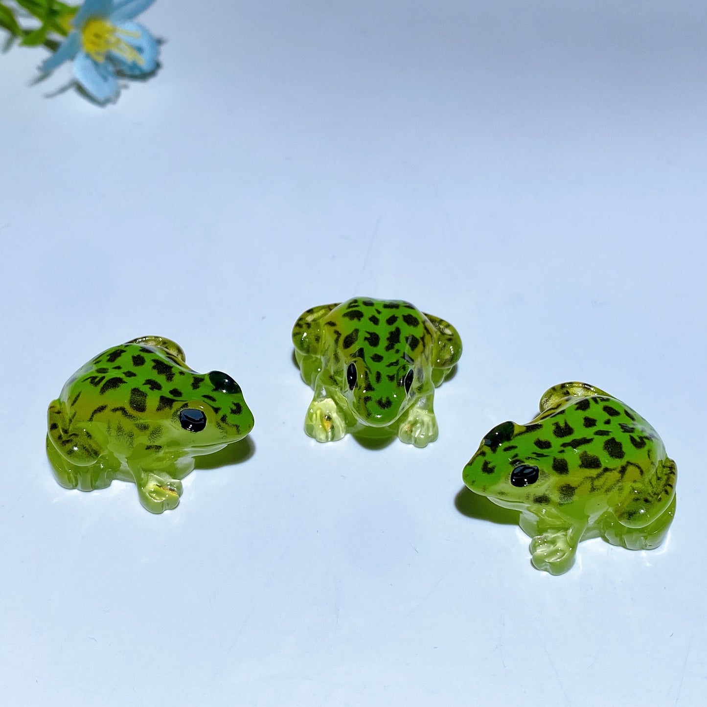 Luminous Frog Carving Crystal Healing Bulk Wholesale