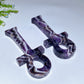 7.6" Dream Amethyst Anka Carving Crystal healing Bulk Wholesale