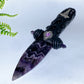 Natural Crystal Sword Carving with Resin Handle Crystal Healing Bulk Wholesale