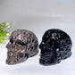 3.5" Black Obsidian Yooperlite Skull Carving Crystal Healing Bulk Wholesale