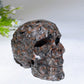 3.5" Black Obsidian Yooperlite Skull Carving Crystal Healing Bulk Wholesale