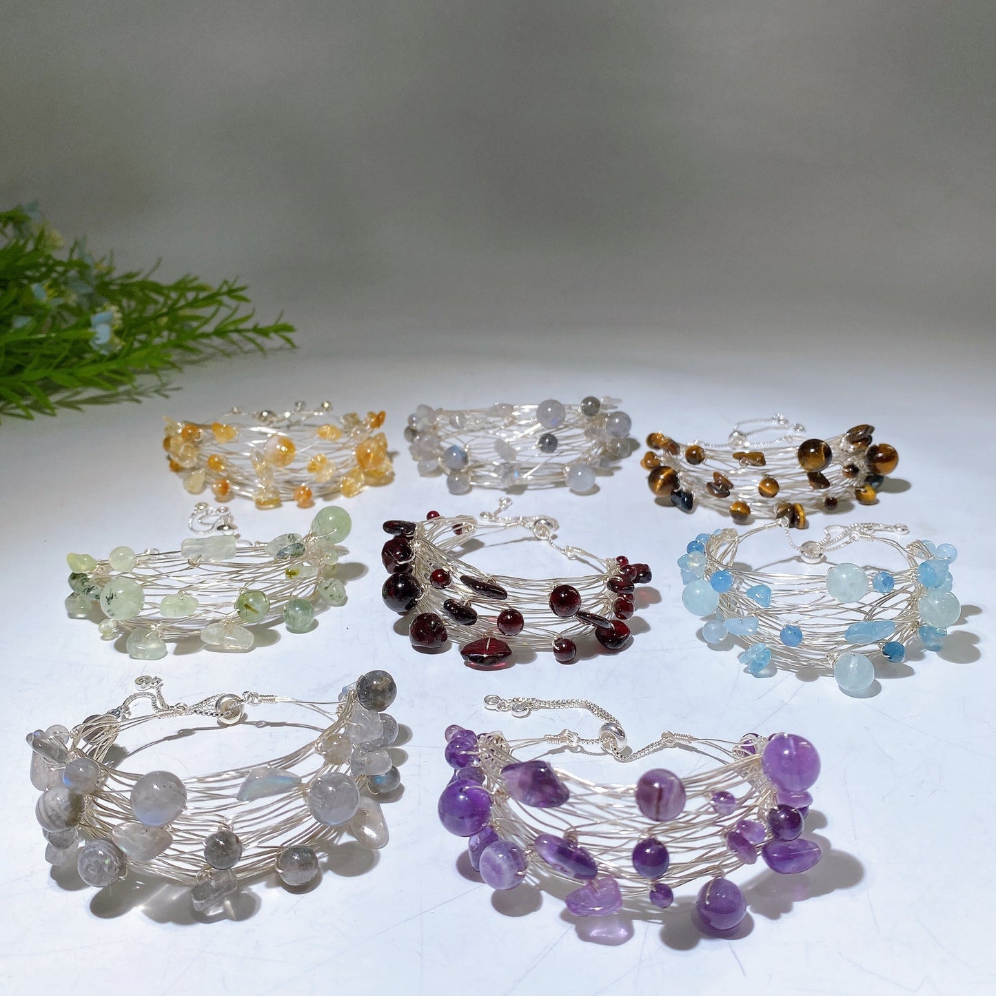 Adjustable Crystal Bracelet Crystal Healing Bulk Wholesale