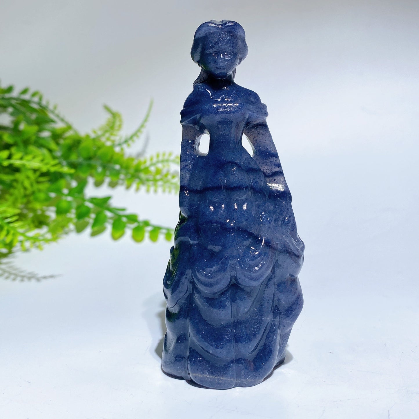 3.9" Natural Crystal Princess Carving Crystal Healing Bulk Wholesale