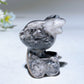 1.5" Crystal Deer Carving Crystal Healing Bulk Wholesale