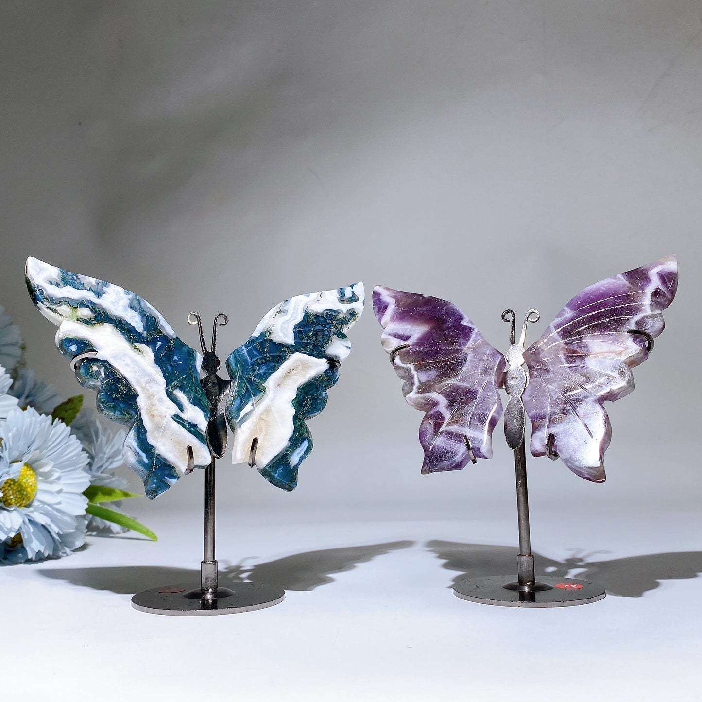 Crystal Butterfly Wings with Stand Crystal Healing Bulk Wholesale