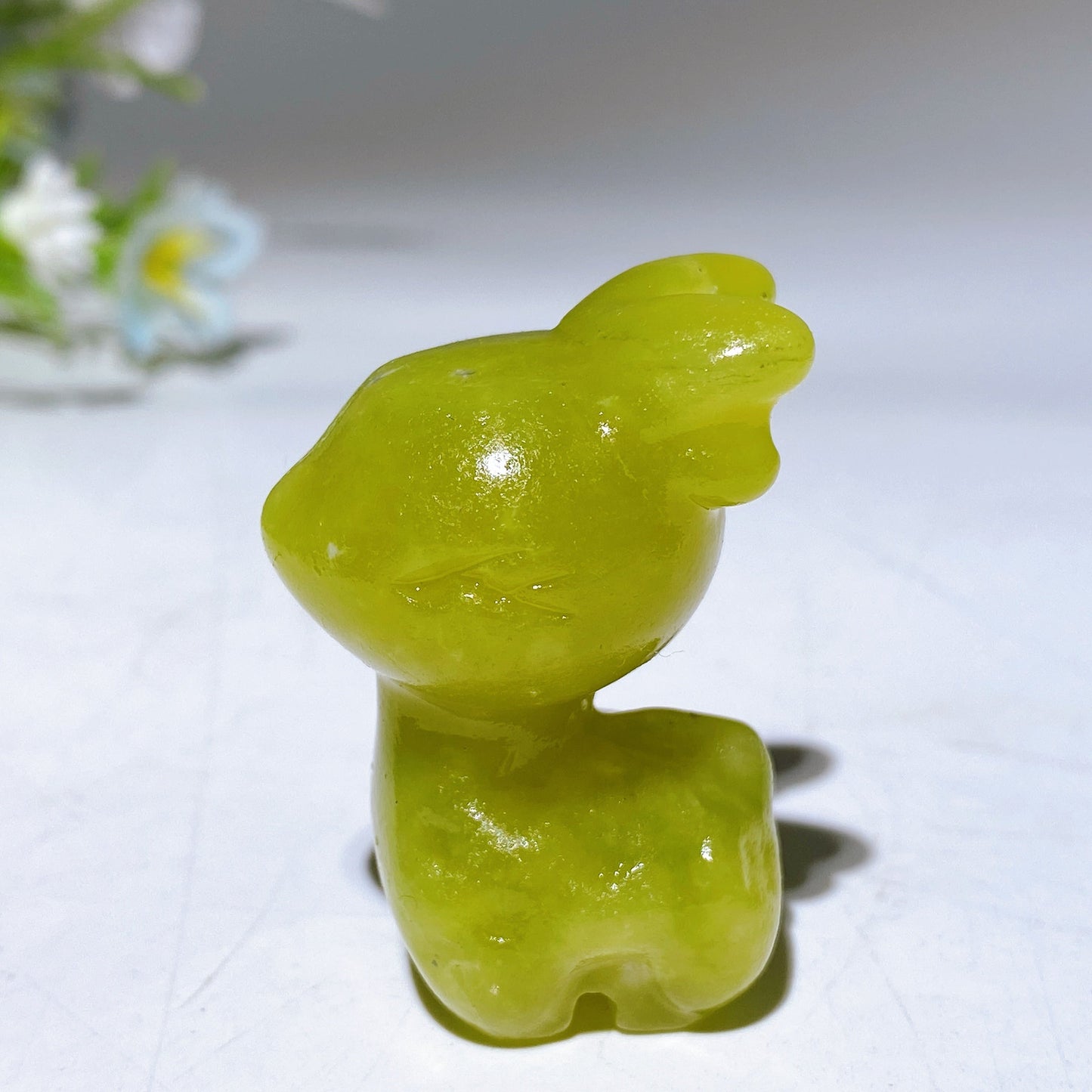 1.5" Crystal Deer Carving Crystal Healing Bulk Wholesale