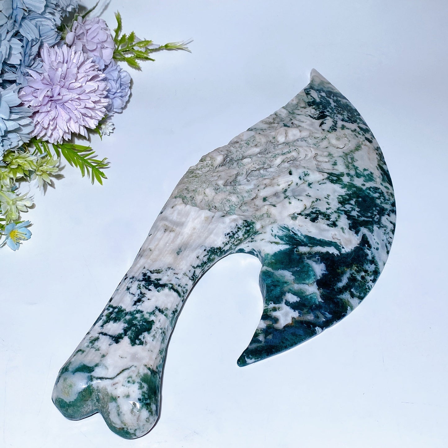 34cm Large Unique Axe Carving Crystal Healing Bulk Wholesale