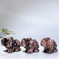1.6” Rhodonite Elephant Carving Crystal Healing Bulk Wholesale