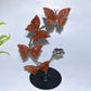 21cm Natrual Butterfly Sphere Holder Crystal Healing Bulk Wholesale