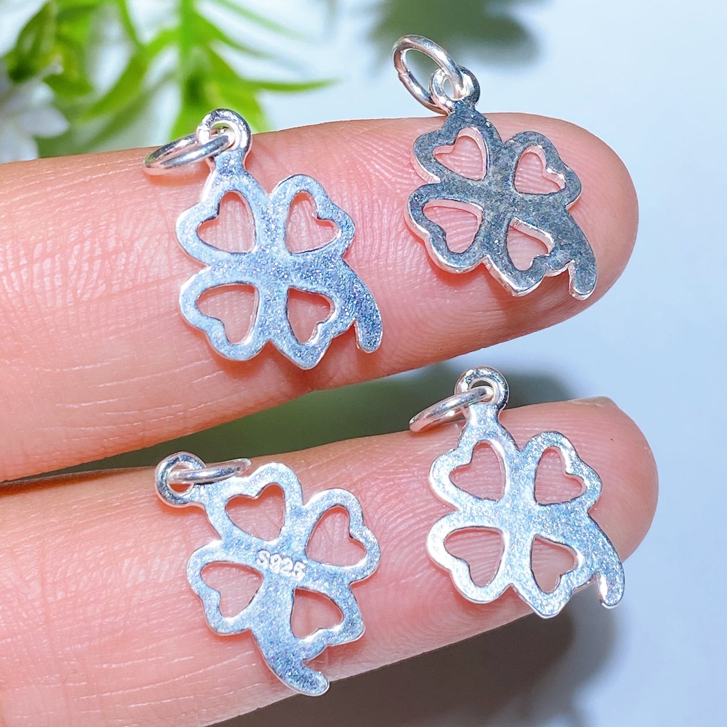 S925 Silver Carving for Jewelry DIY  Crystal Healing Bulk Wholesale