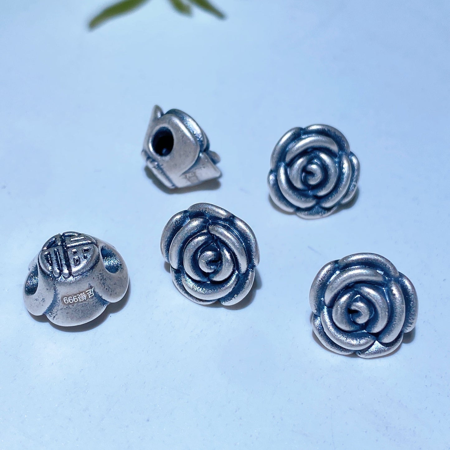 S925 Silver Carving for Jewelry DIY  Crystal Healing Bulk Wholesale