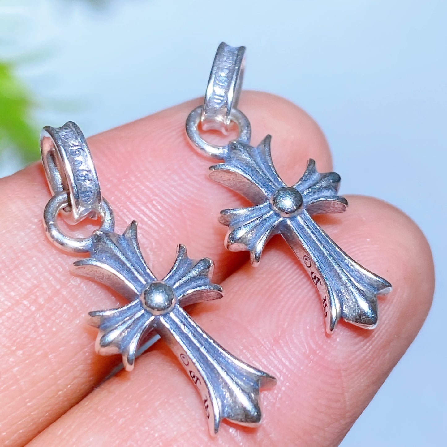 S925 Silver Carving for Jewelry DIY  Crystal Healing Bulk Wholesale