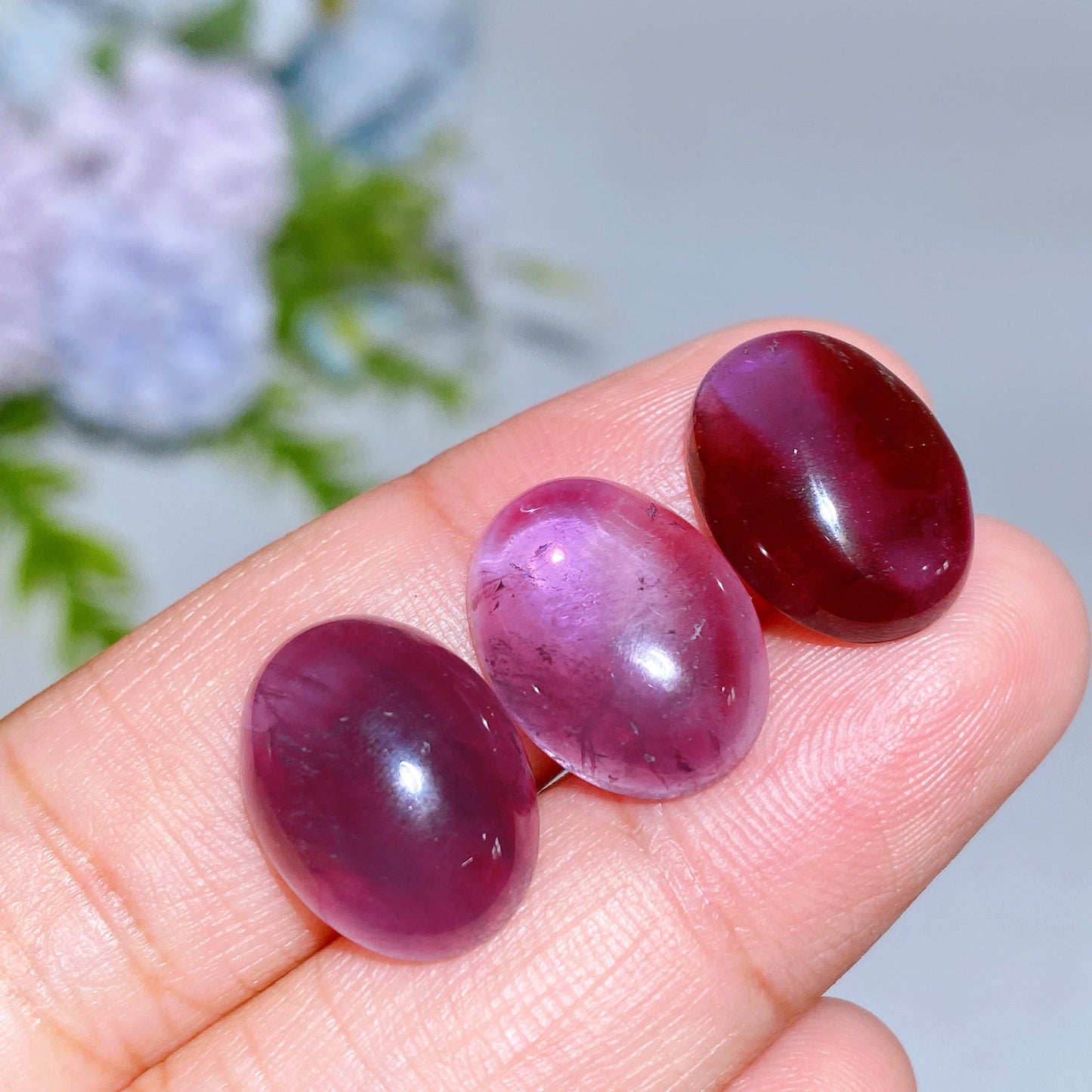 15mm Crystal oval Cabochon for Jewelry DIY Crystal Healing Bulk Wholesale