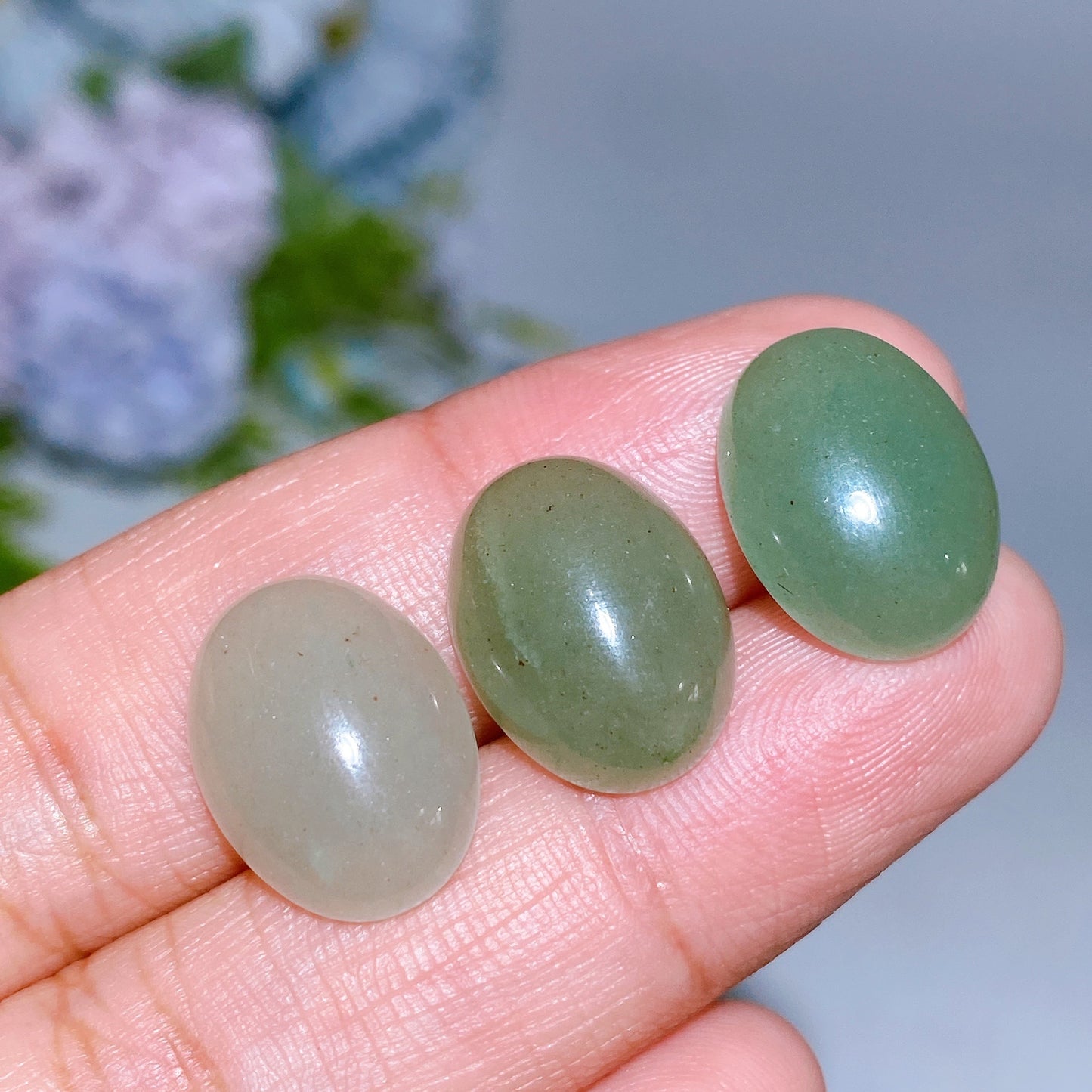 15mm Crystal oval Cabochon for Jewelry DIY Crystal Healing Bulk Wholesale