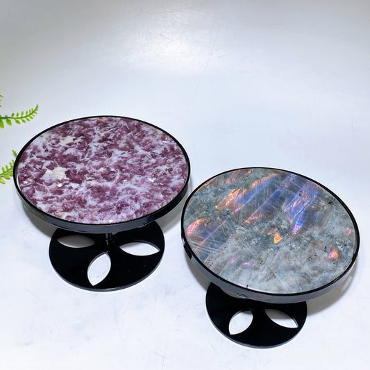 4.6"-5.0" Natural Table with Metal Holder Crystal Healing Bulk Wholesale