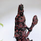 6.2" Natural Crystal Hecate with Wolf Carving Crystal Healing Bulk Wholesale