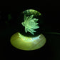 Wooden Lotus Spinning Lamp Stand Crystal Healing Bulk Wholesale