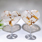 Natural Golden Healer Heart Carving with Stand Crystal Healiing Bulk Wholesale