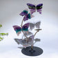 21cm Natrual Butterfly Sphere Holder Crystal Healing Bulk Wholesale