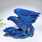 17cm Hand Carved Unique Natural Lapis Lazuli Eagle Crystal Healing Bulk Wholesale
