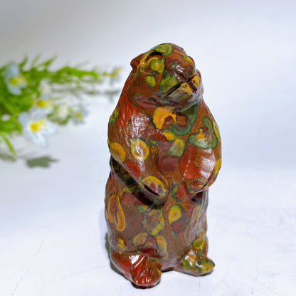 2.8" Crystal Marmot Carving Crystal Healing Bulk Wholesale