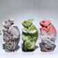 3.9" Natural Jade Chameleon Carving Crystal Healing Bulk Wholesale