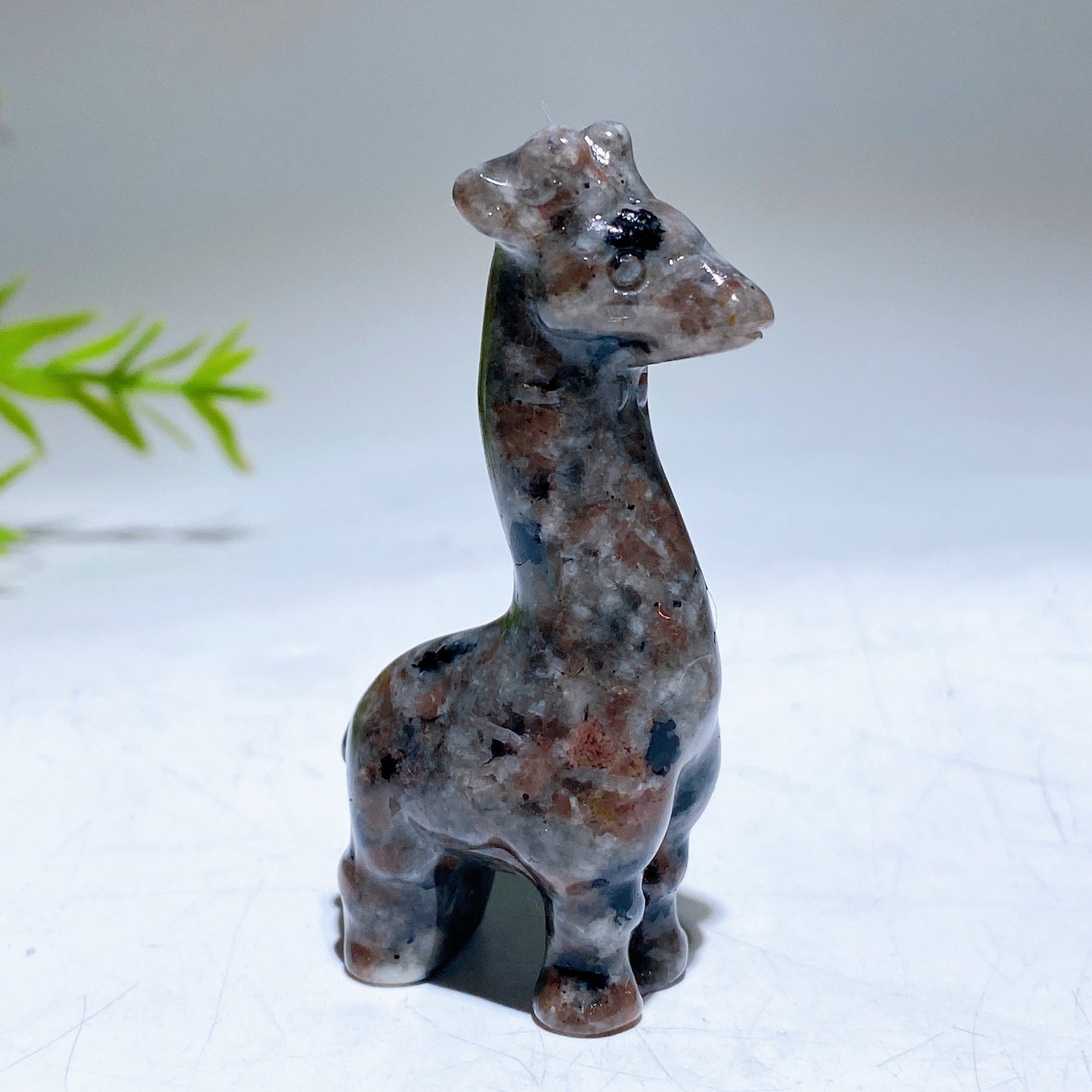 2.4" Natural Crystal Giraffe Carving Crystal Healing Bulk Wholesale