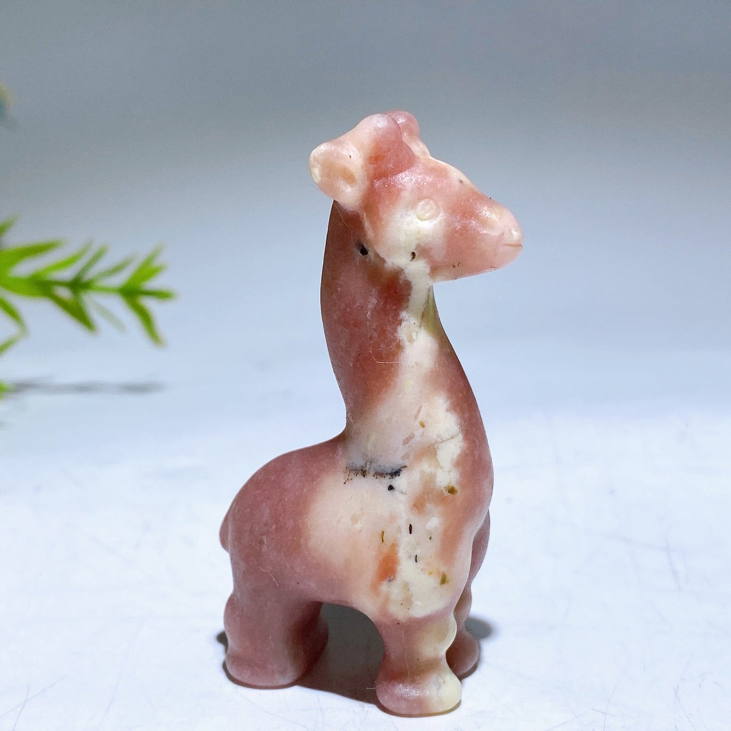 2.4" Natural Crystal Giraffe Carving Crystal Healing Bulk Wholesale