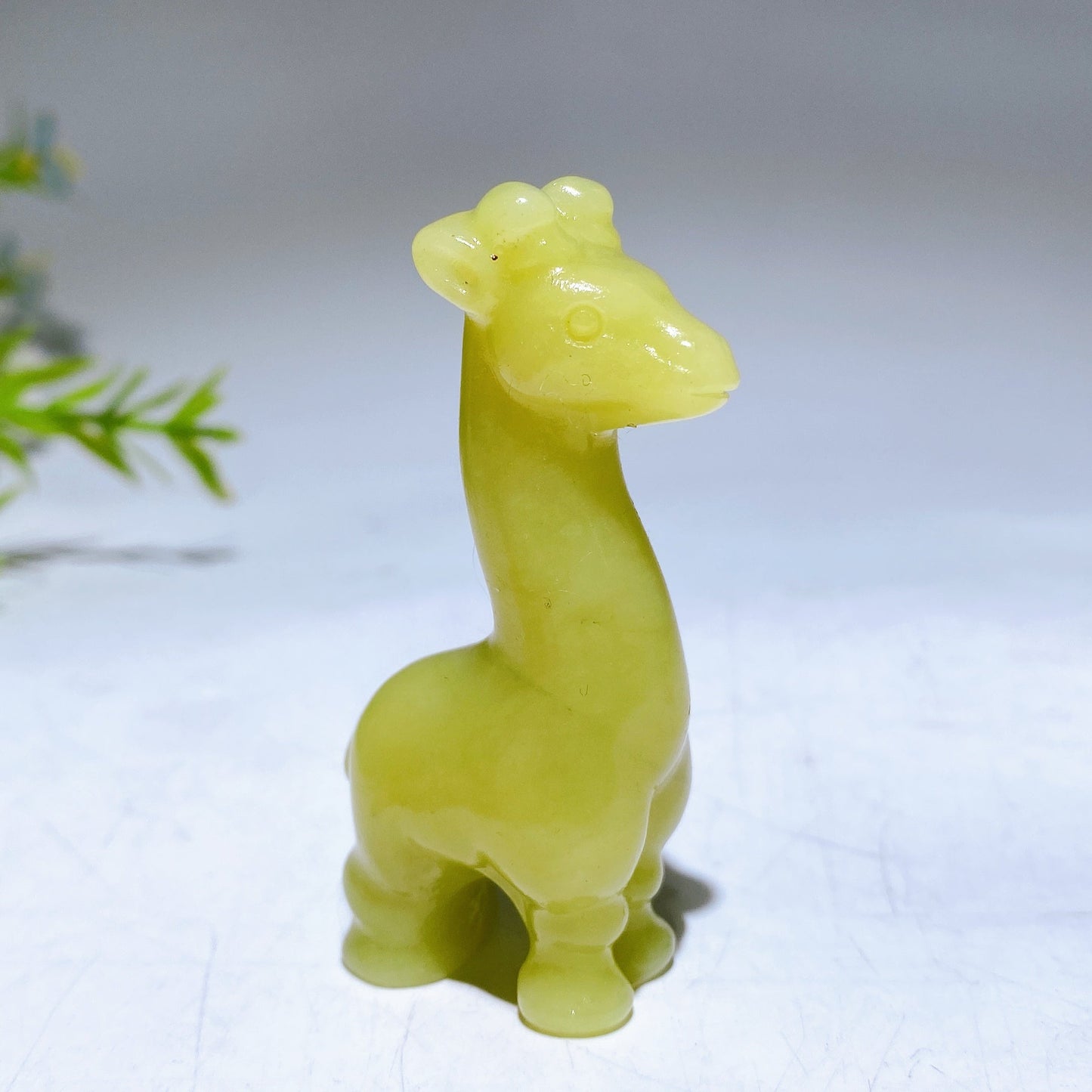2.4" Natural Crystal Giraffe Carving Crystal Healing Bulk Wholesale