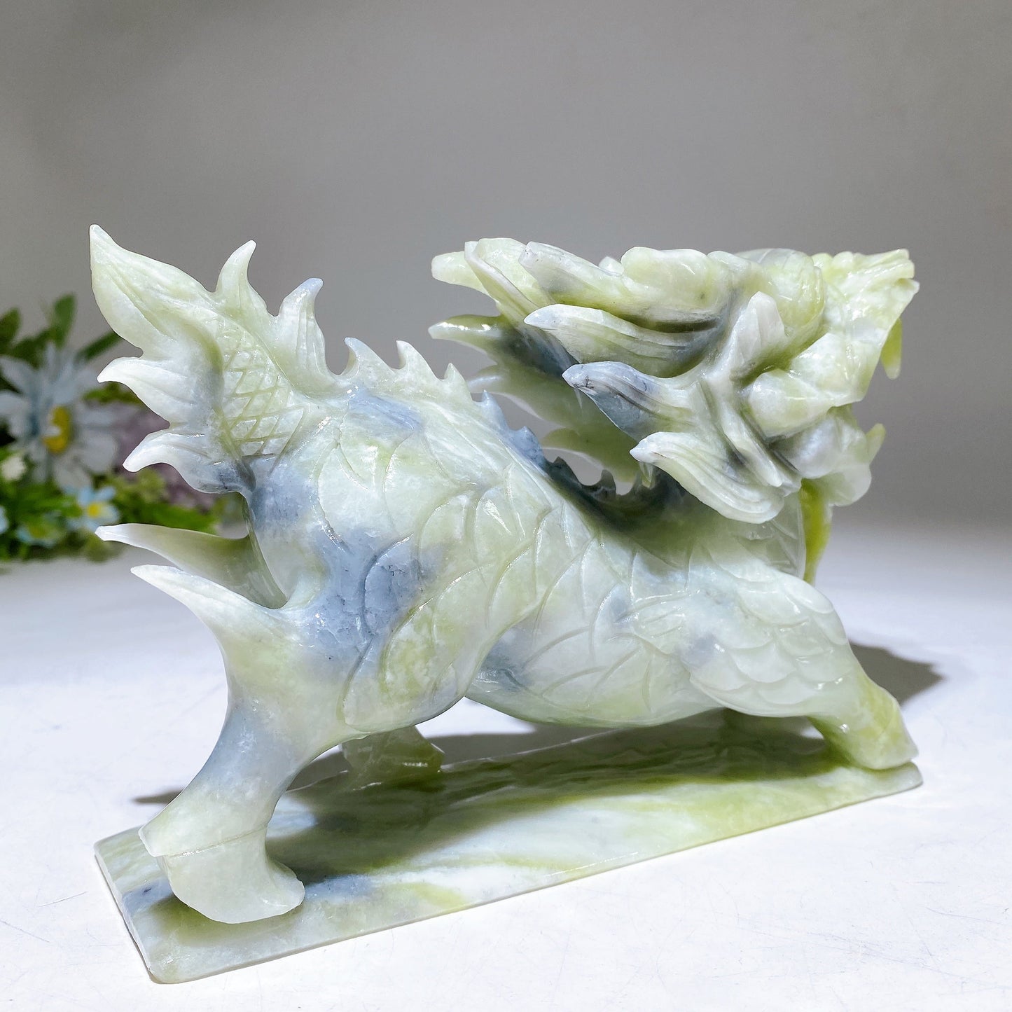 16cm Jade Kylin Carving Crystal Healing Bulk Wholesale